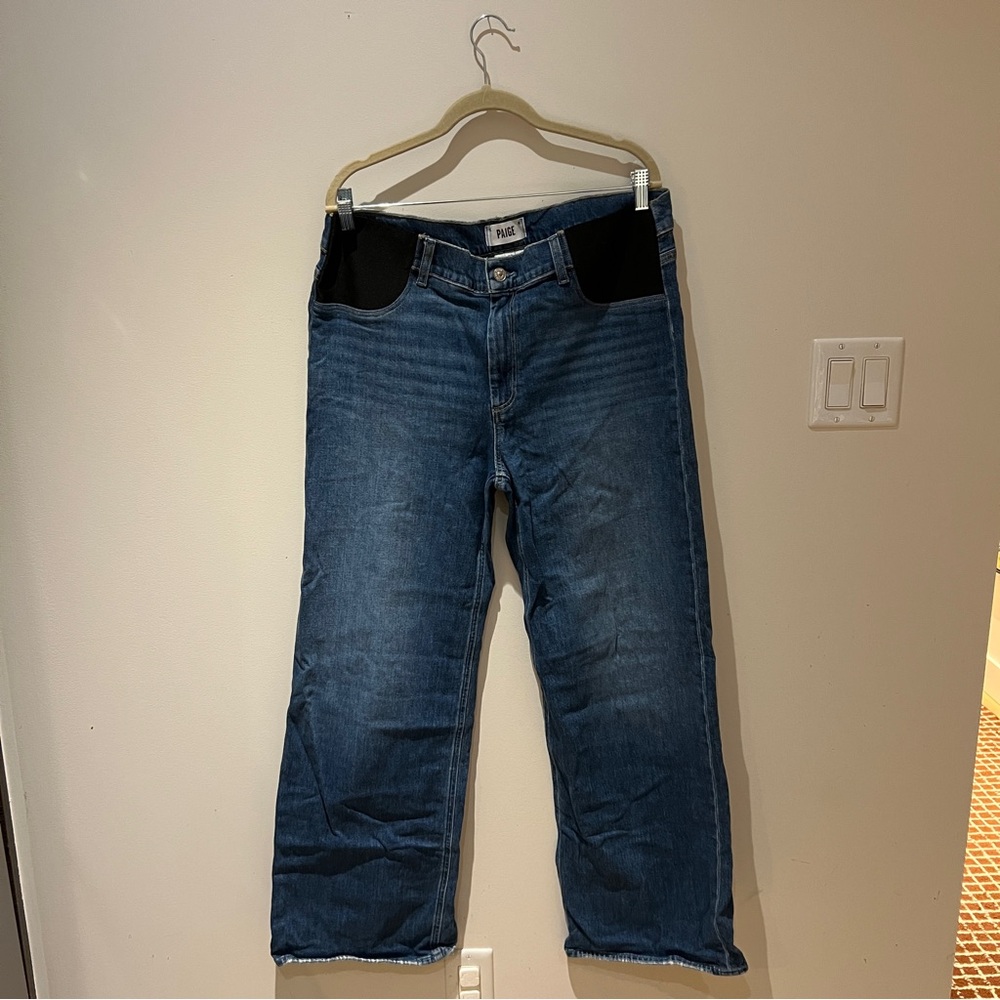 PAIGE Sasha Wide Leg Maternity Jeans - Picture 2 of 10